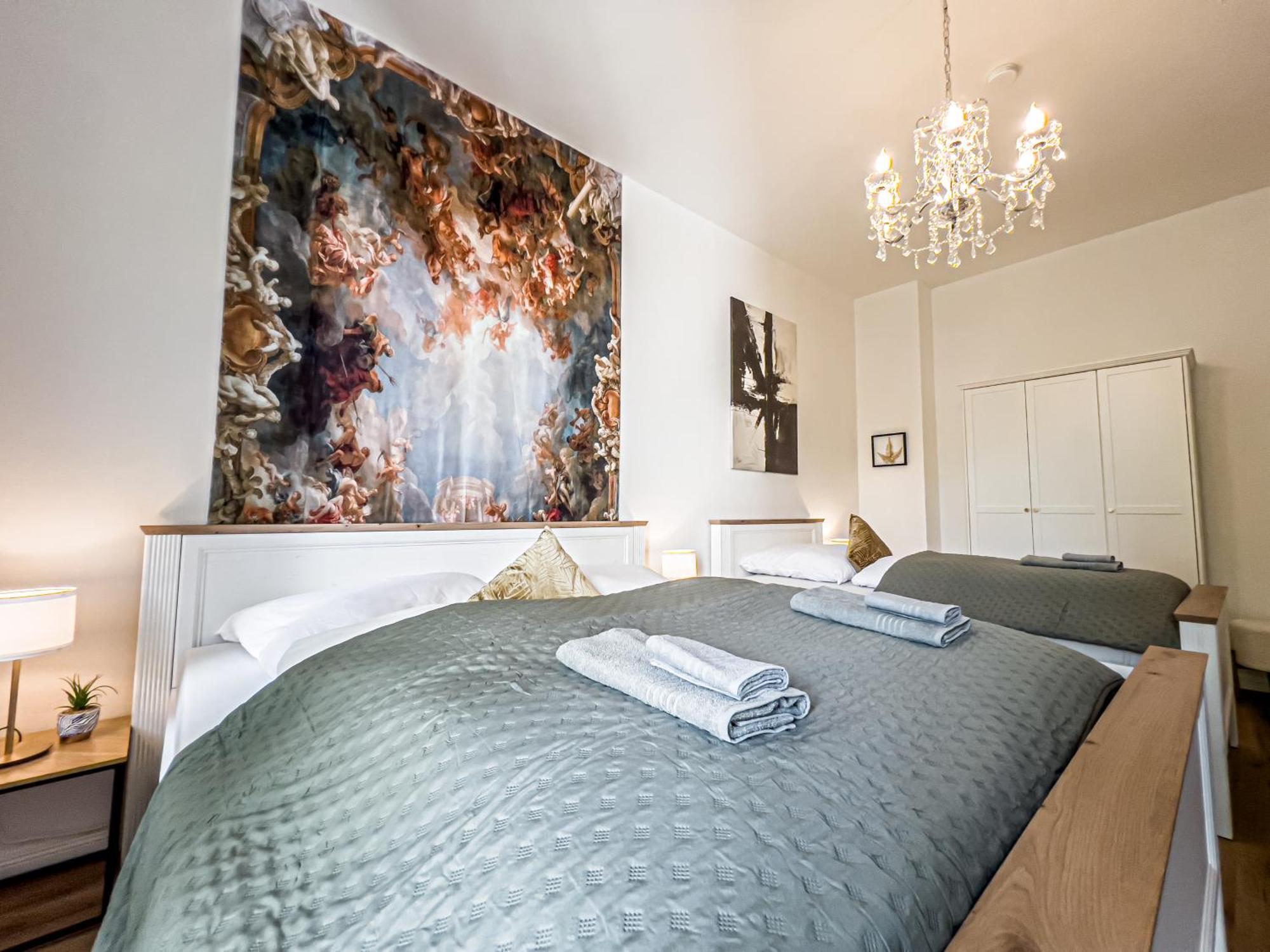 Grosse 3 Schlafzimmer Unterkunft Mit Kueche, Bad, Waschmaschine & Balkon Am Zoo Leipzig Luaran gambar
